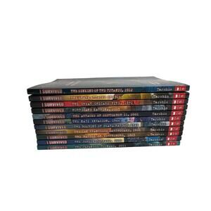 SCHOLASTIC I Survived Book Lot 11 Kids Historical Disaster Series Paperback